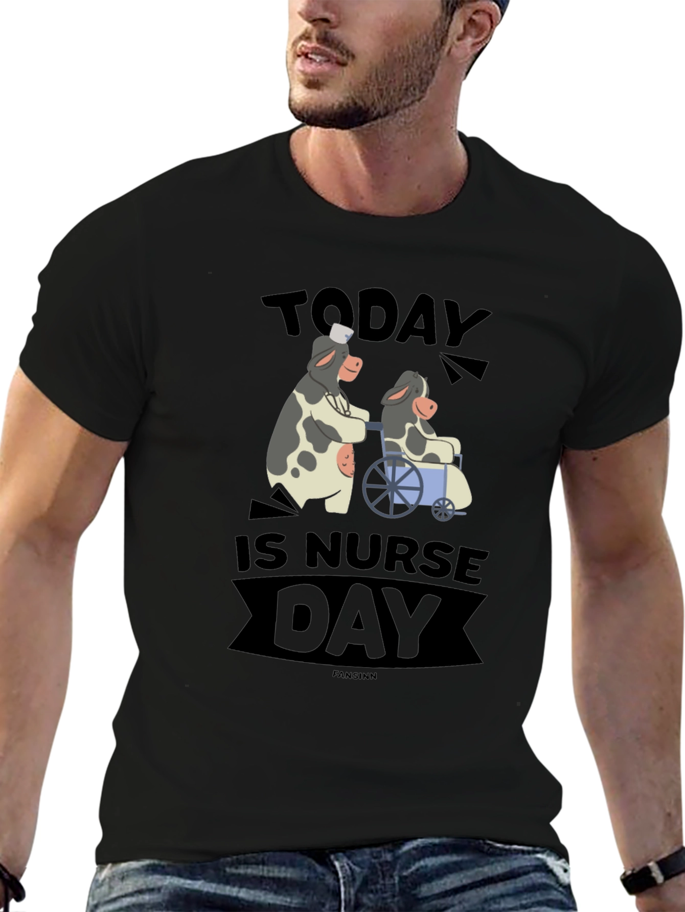 Today is Nurse Day Cow Graphic Tee
