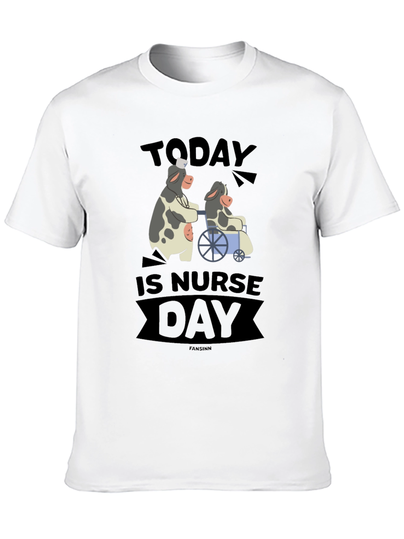 Today is Nurse Day Cow Graphic Tee