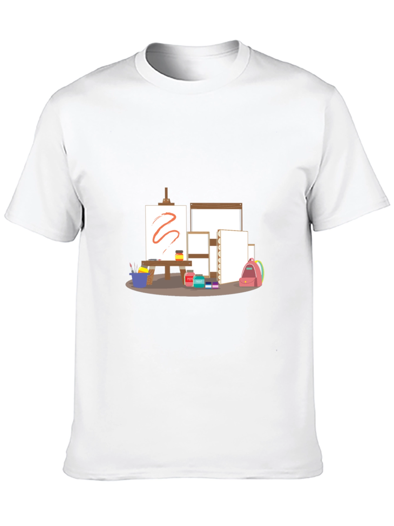 Artists Studio T-Shirt - Creative Canvas Design