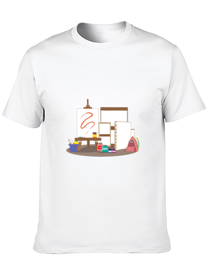 Artists Studio T-Shirt - Creative Canvas Design