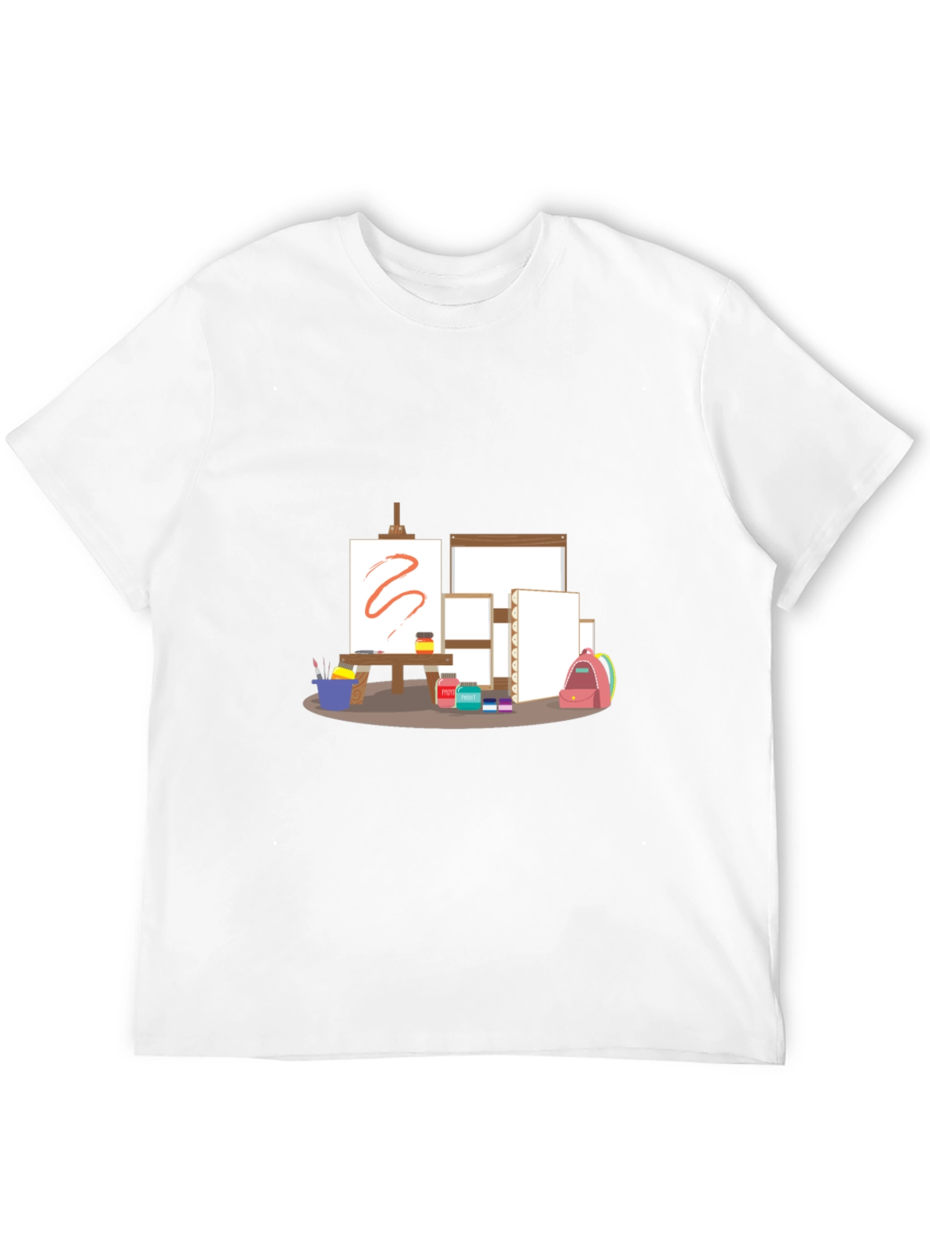 Artists Studio T-Shirt - Creative Canvas Design