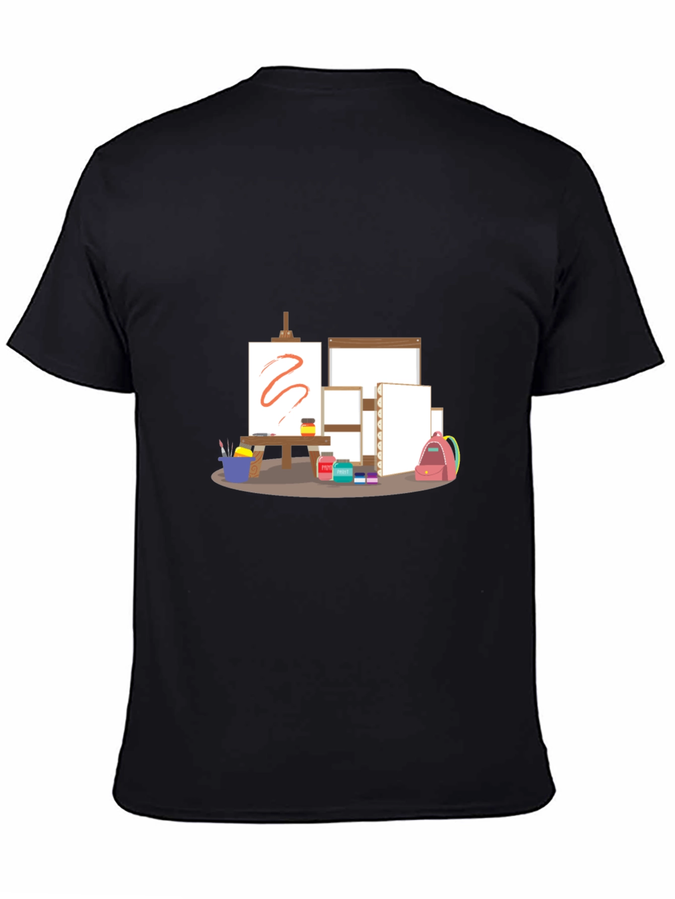 Artists Studio T-Shirt - Creative Canvas Design