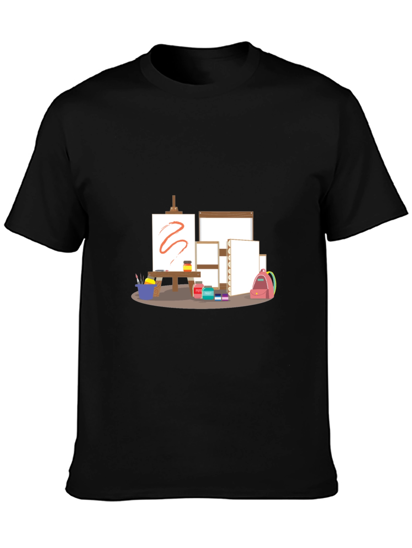 Artists Studio T-Shirt - Creative Canvas Design