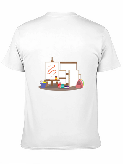 Artists Studio T-Shirt - Creative Canvas Design