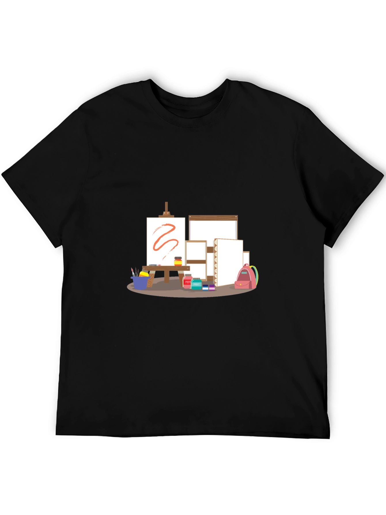 Artists Studio T-Shirt - Creative Canvas Design