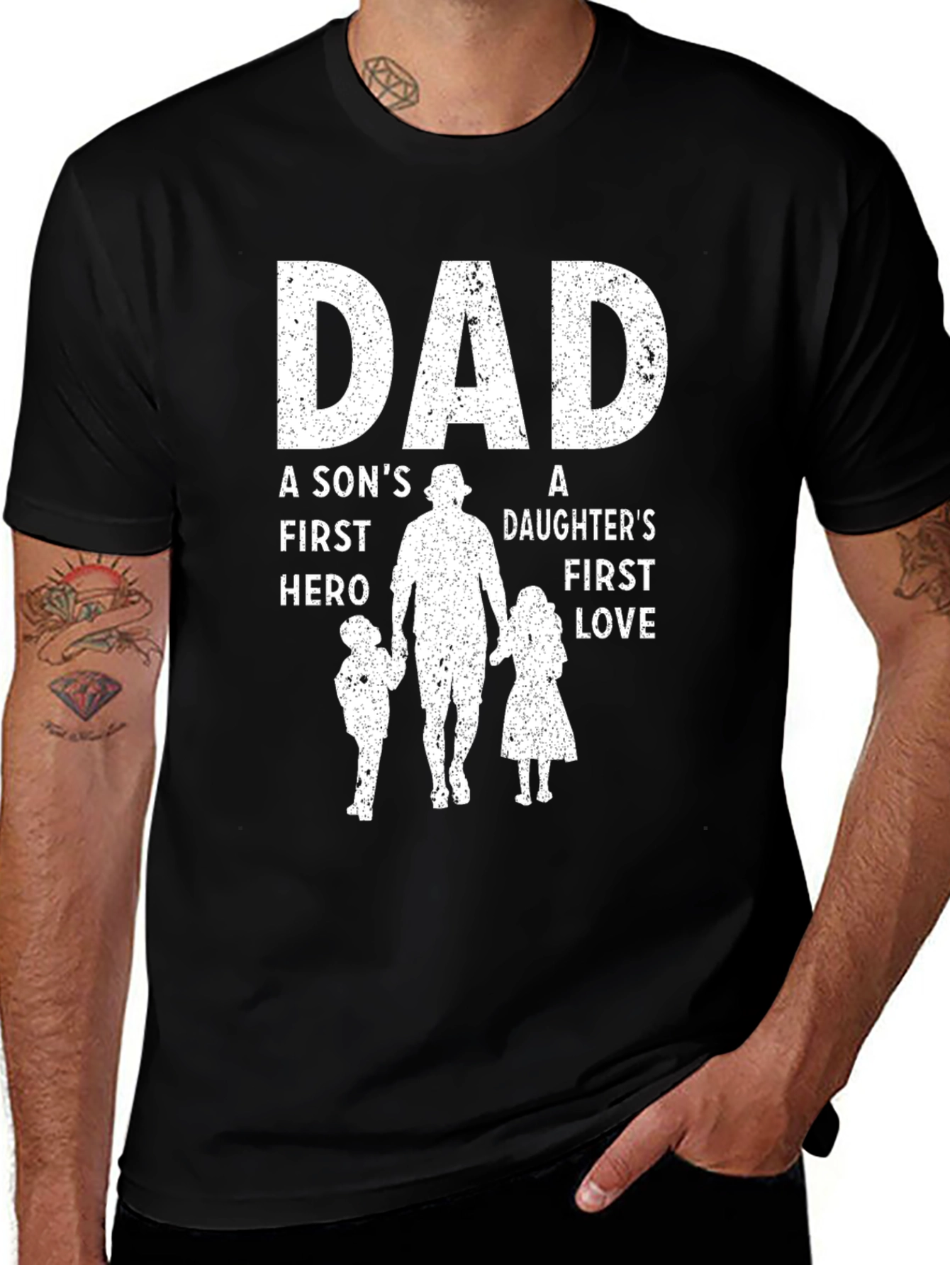 Dad Hero Love T-Shirt