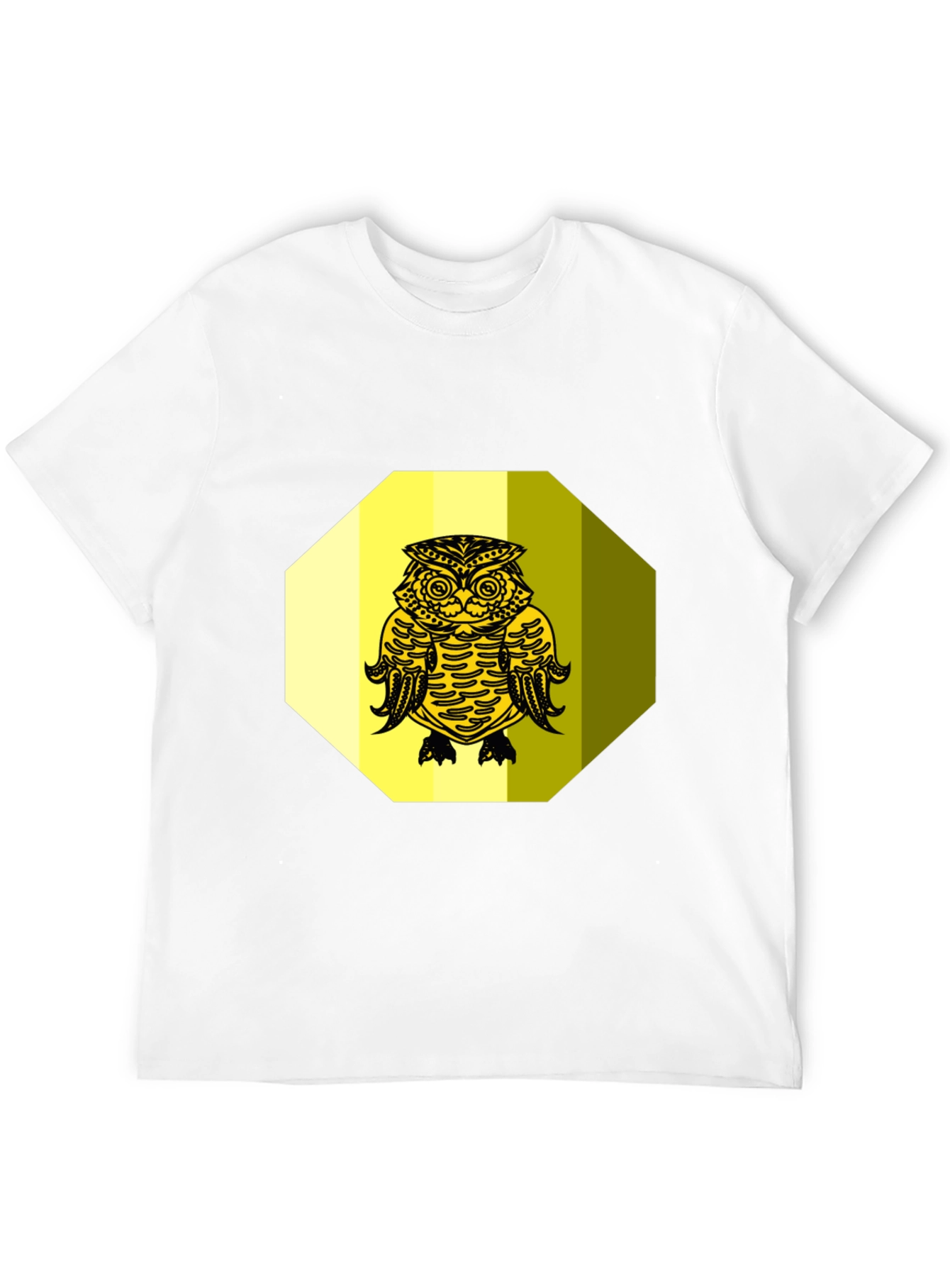 Owl Graphic Tee - Black Cotton Blend