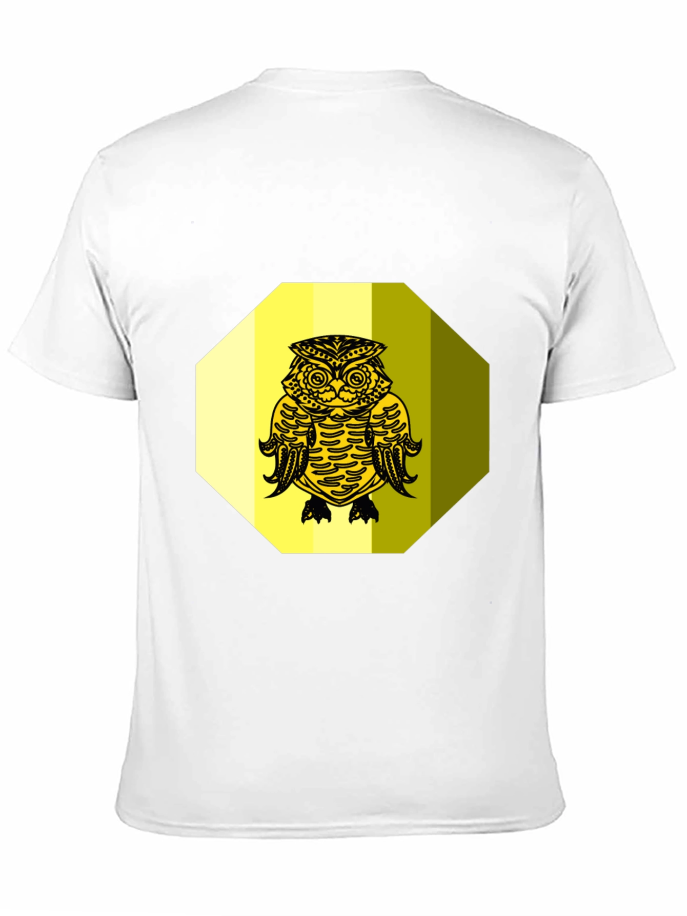 Owl Graphic Tee - Black Cotton Blend