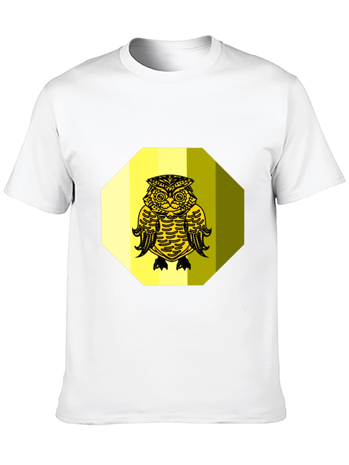 Owl Graphic Tee - Black Cotton Blend