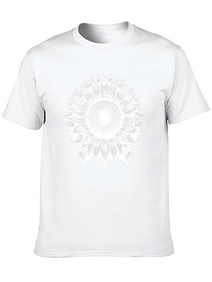 Sunflower Graphic Black T-Shirt
