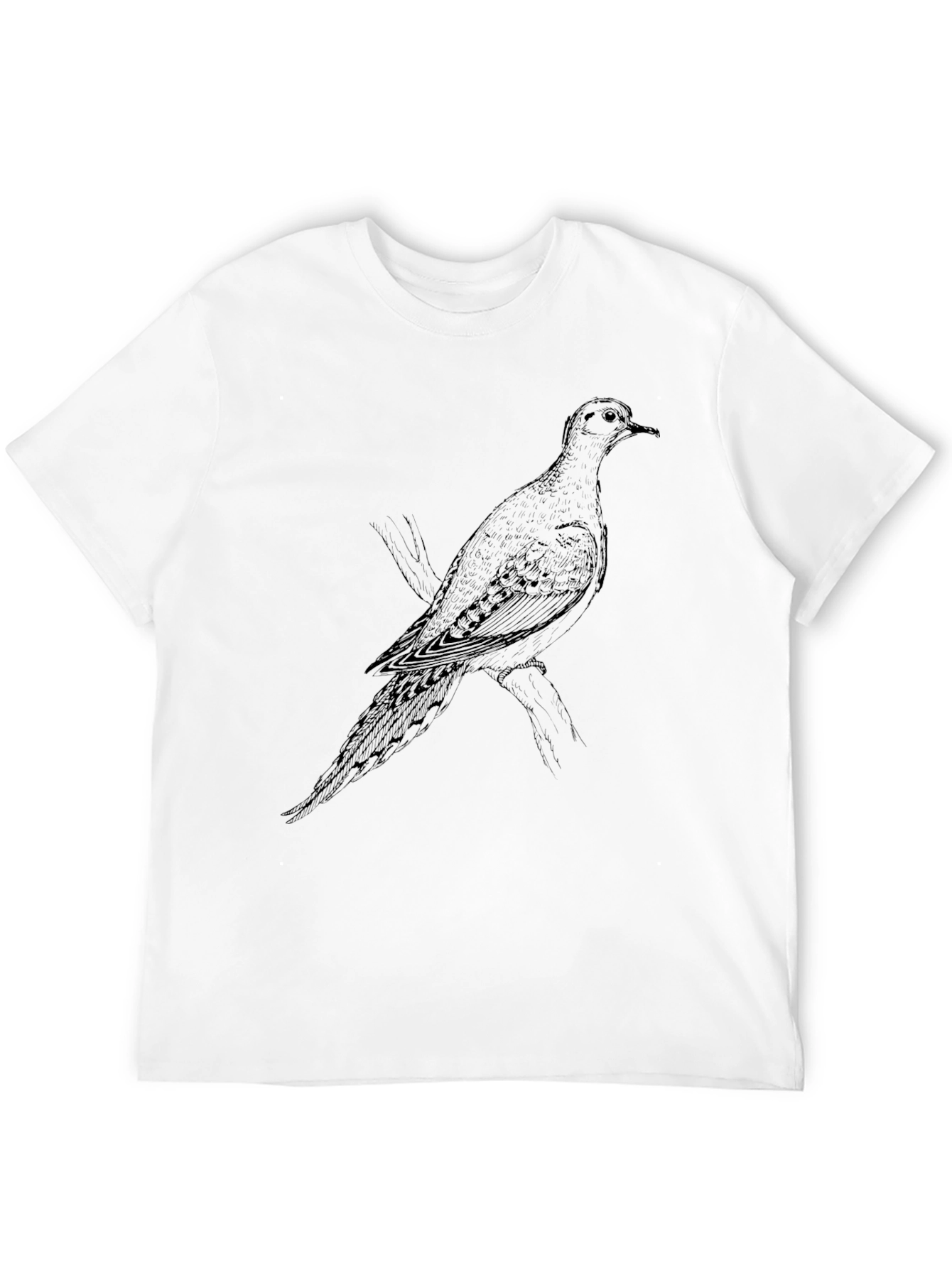 Dove Graphic Print Black T-Shirt