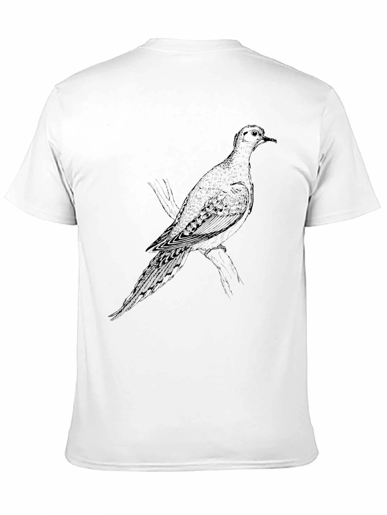 Dove Graphic Print Black T-Shirt