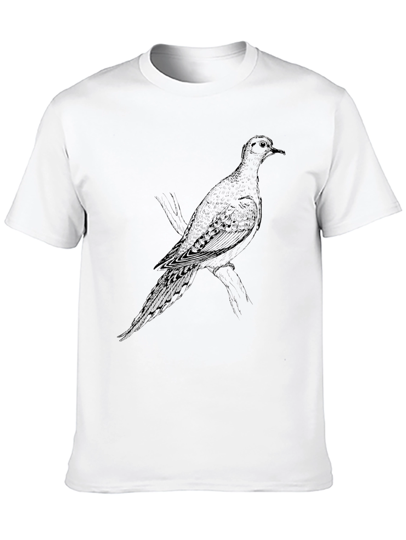 Dove Graphic Print Black T-Shirt