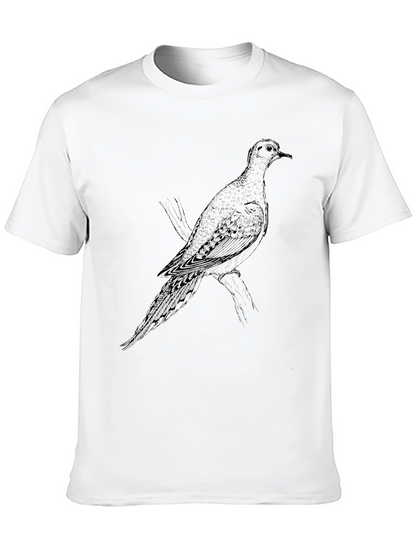 Dove Graphic Print Black T-Shirt