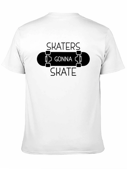 Skaters Gonna Skate Graphic Tee - Classic Black