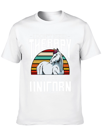 Unicorn Therapy Graphic Tee Shirt