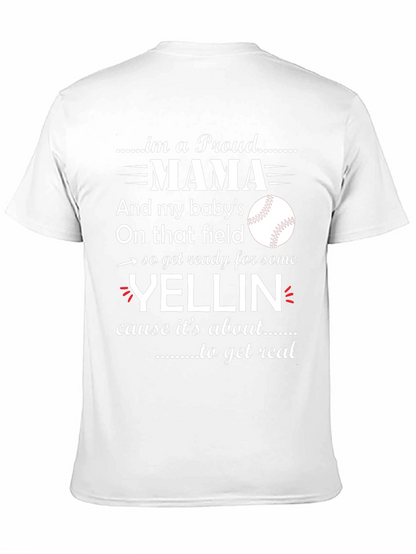 Proud Mama Baseball T-Shirt