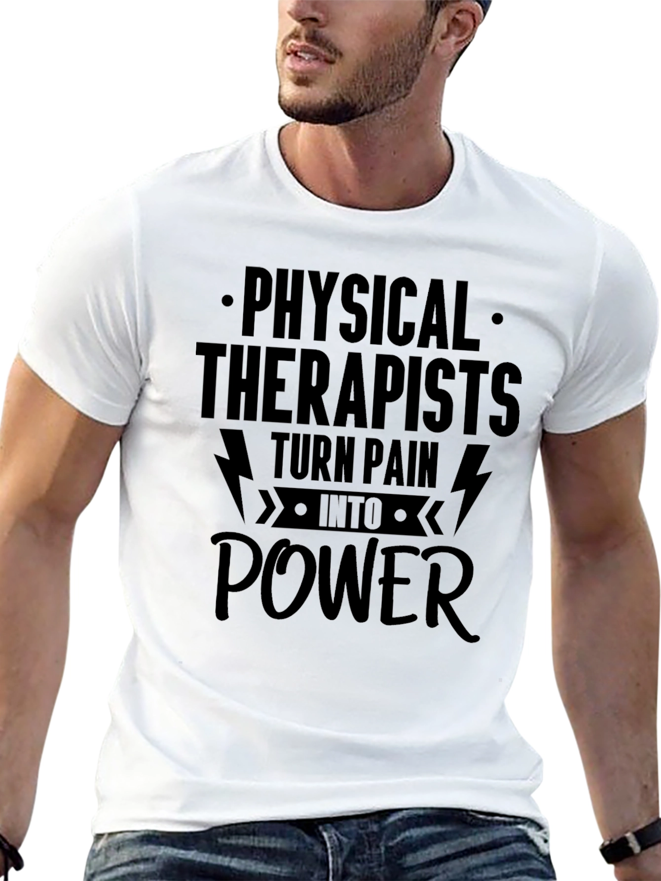 Physical Therapist Tee: Turn Pain Into Power T-Shirt