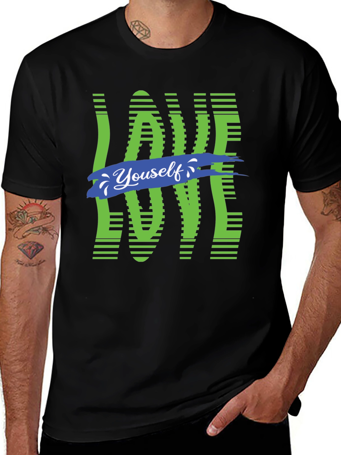 Love Yourself Graphic Print Tee