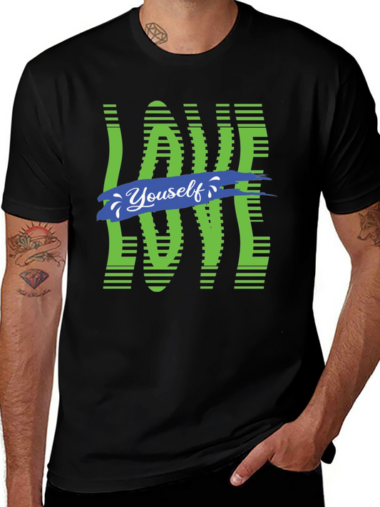Love Yourself Graphic Print Tee