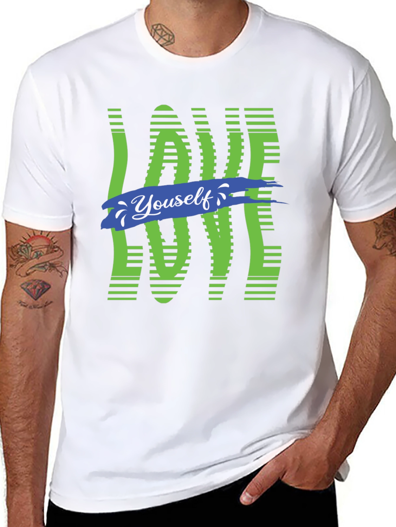 Love Yourself Graphic Print Tee