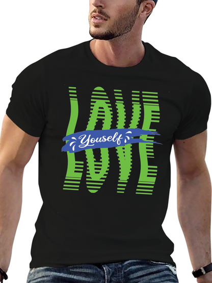 Love Yourself Graphic Print Tee