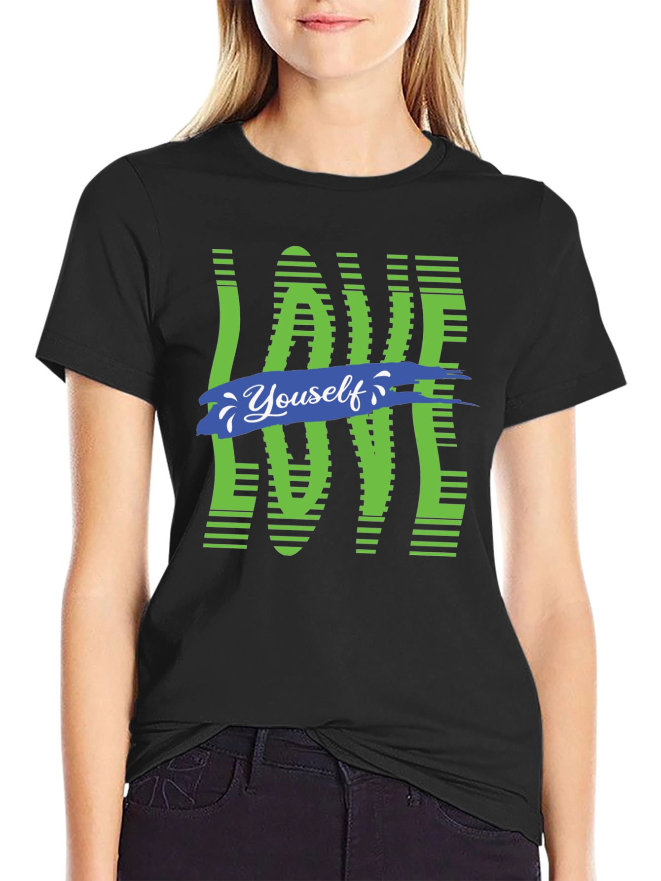 Love Yourself Graphic Print Tee
