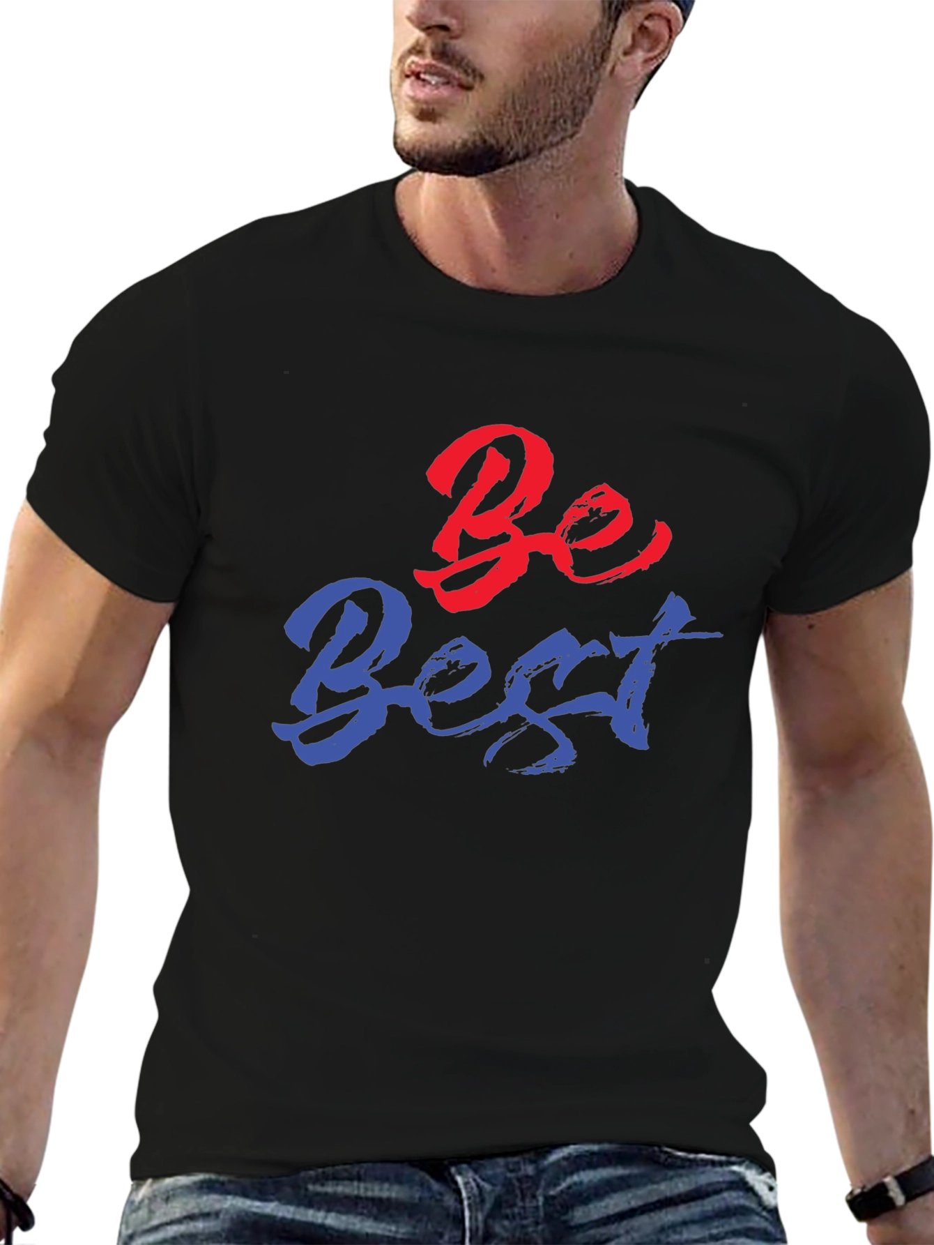 Be Best Graphic Tee - Trendy Black Shirt