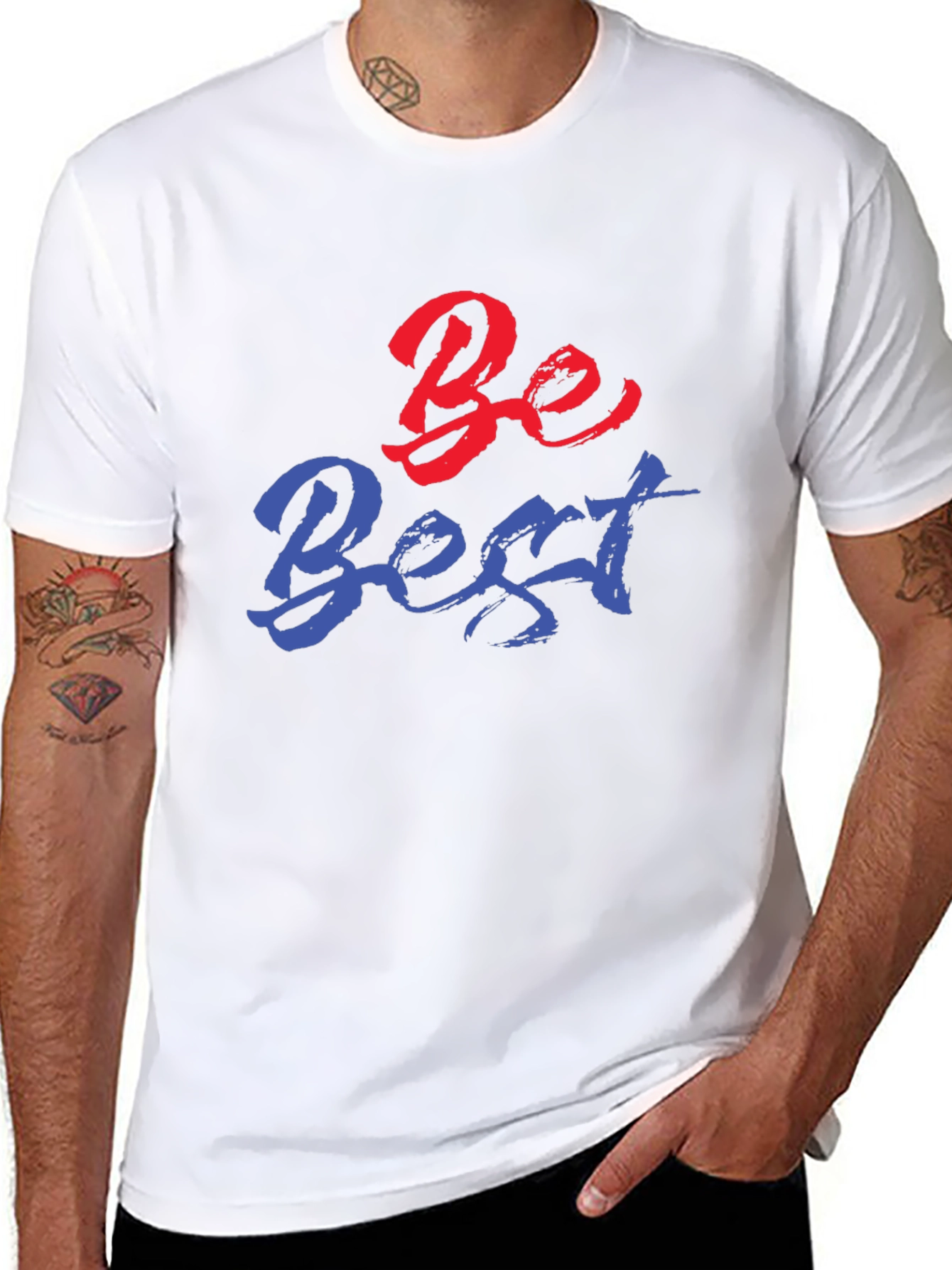Be Best Graphic Tee - Trendy Black Shirt