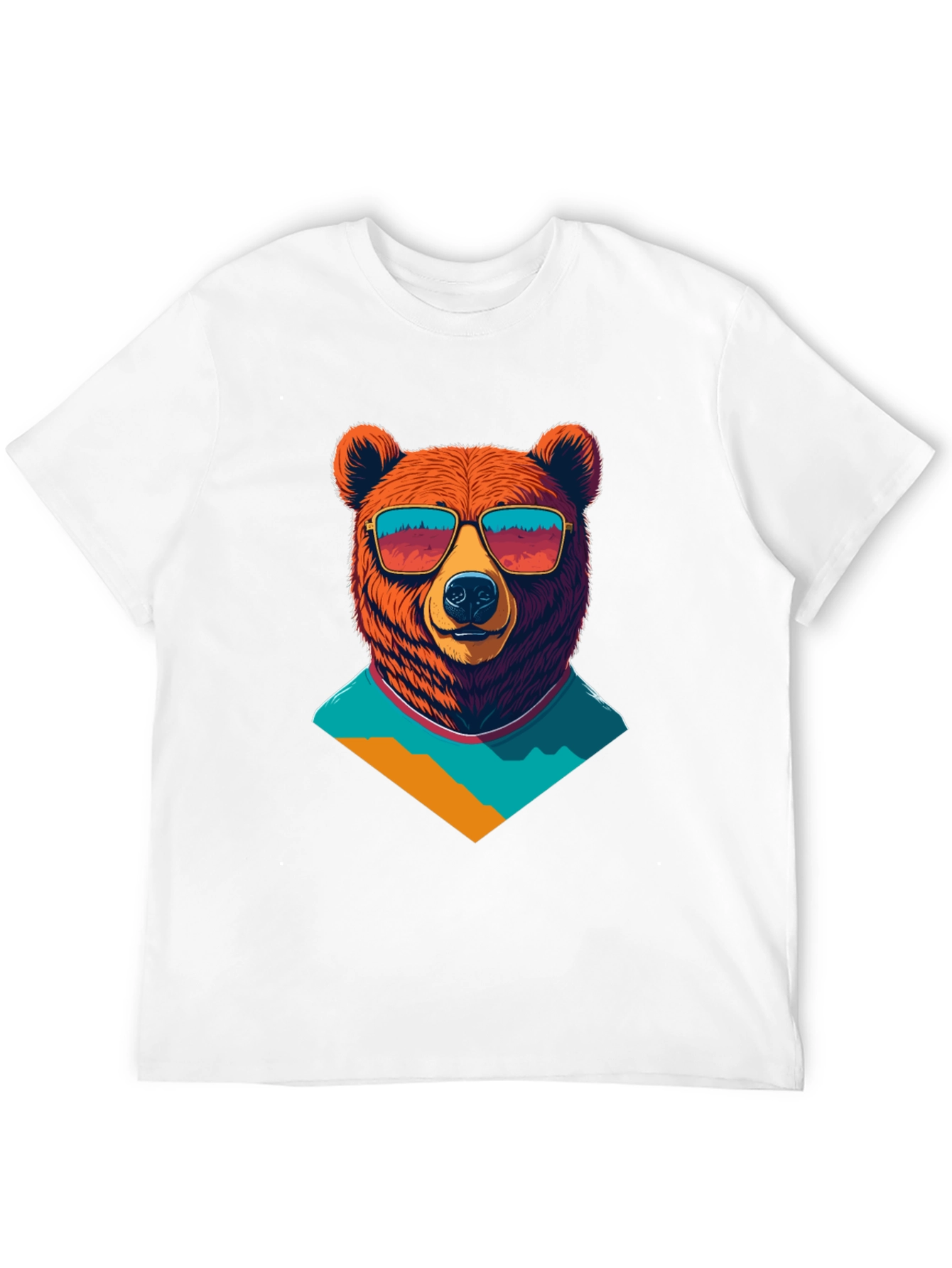 Cool Bear Graphic Tee - Black Cotton T-Shirt