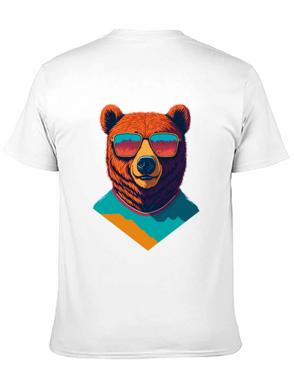 Cool Bear Graphic Tee - Black Cotton T-Shirt