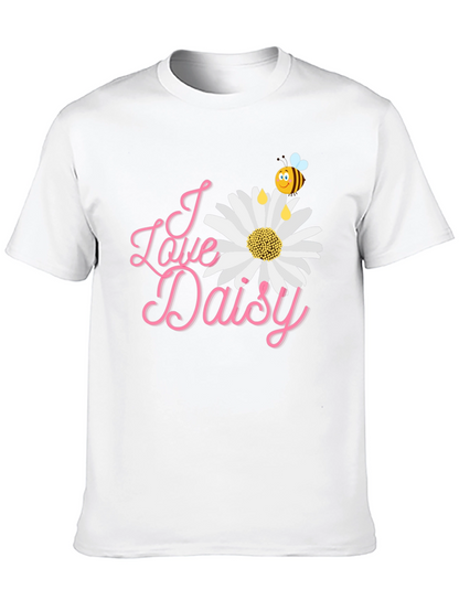 I Love Daisy T-Shirt - Floral Graphic Tee