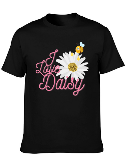 I Love Daisy T-Shirt - Floral Graphic Tee