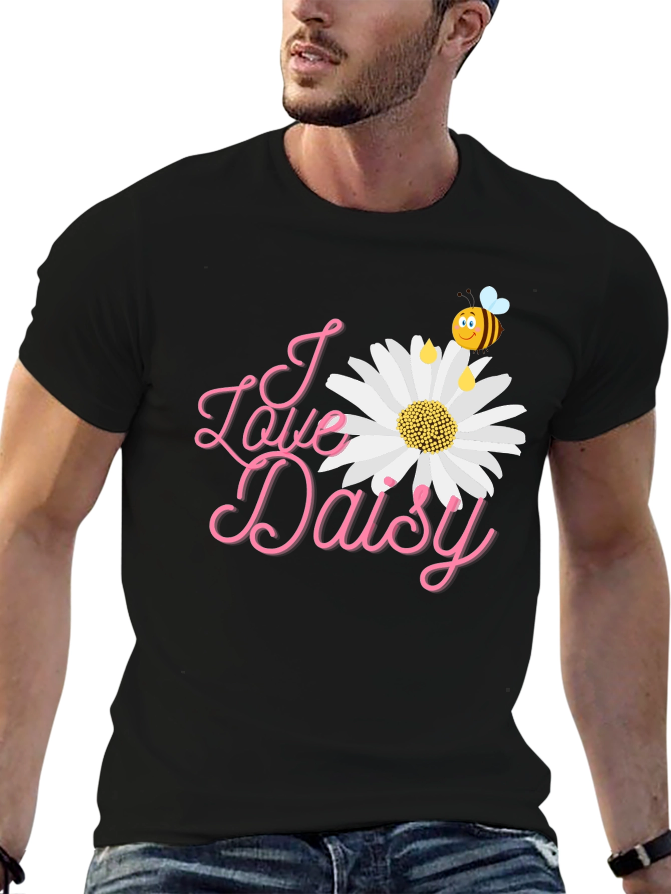 I Love Daisy T-Shirt - Floral Graphic Tee
