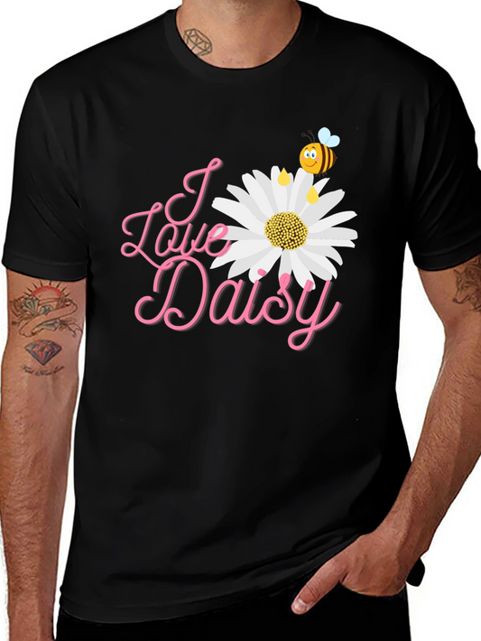 I Love Daisy T-Shirt - Floral Graphic Tee