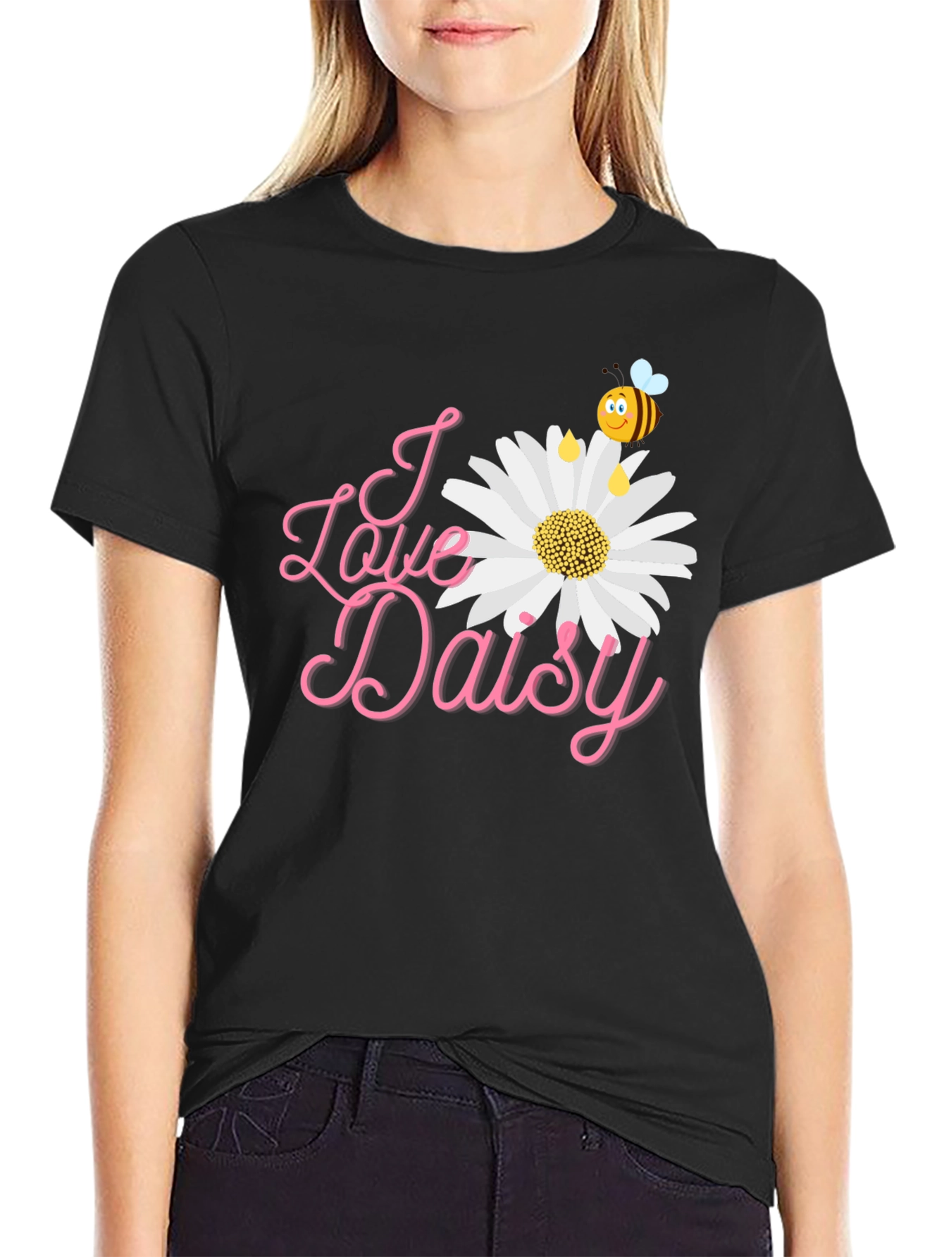 I Love Daisy T-Shirt - Floral Graphic Tee