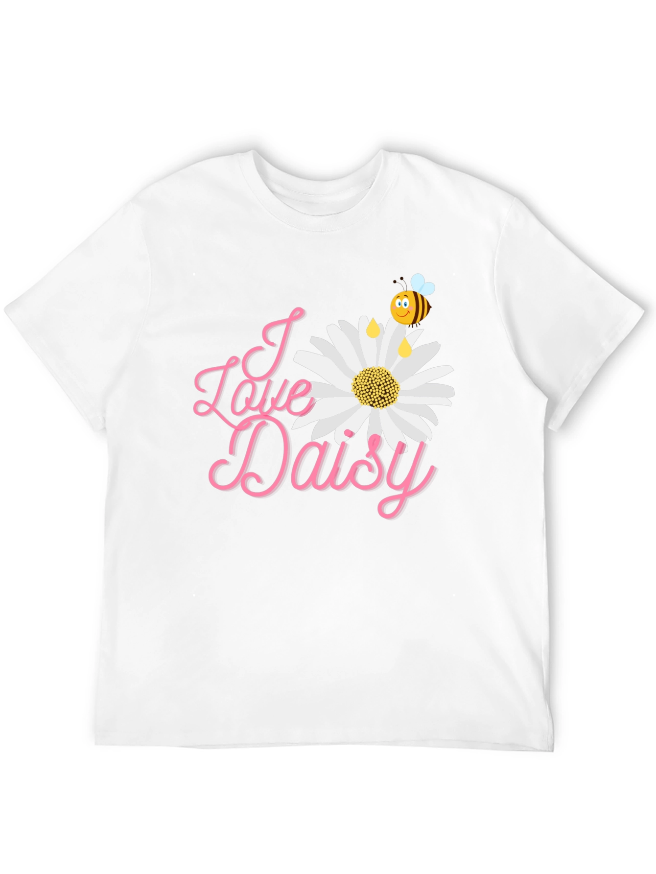 I Love Daisy T-Shirt - Floral Graphic Tee