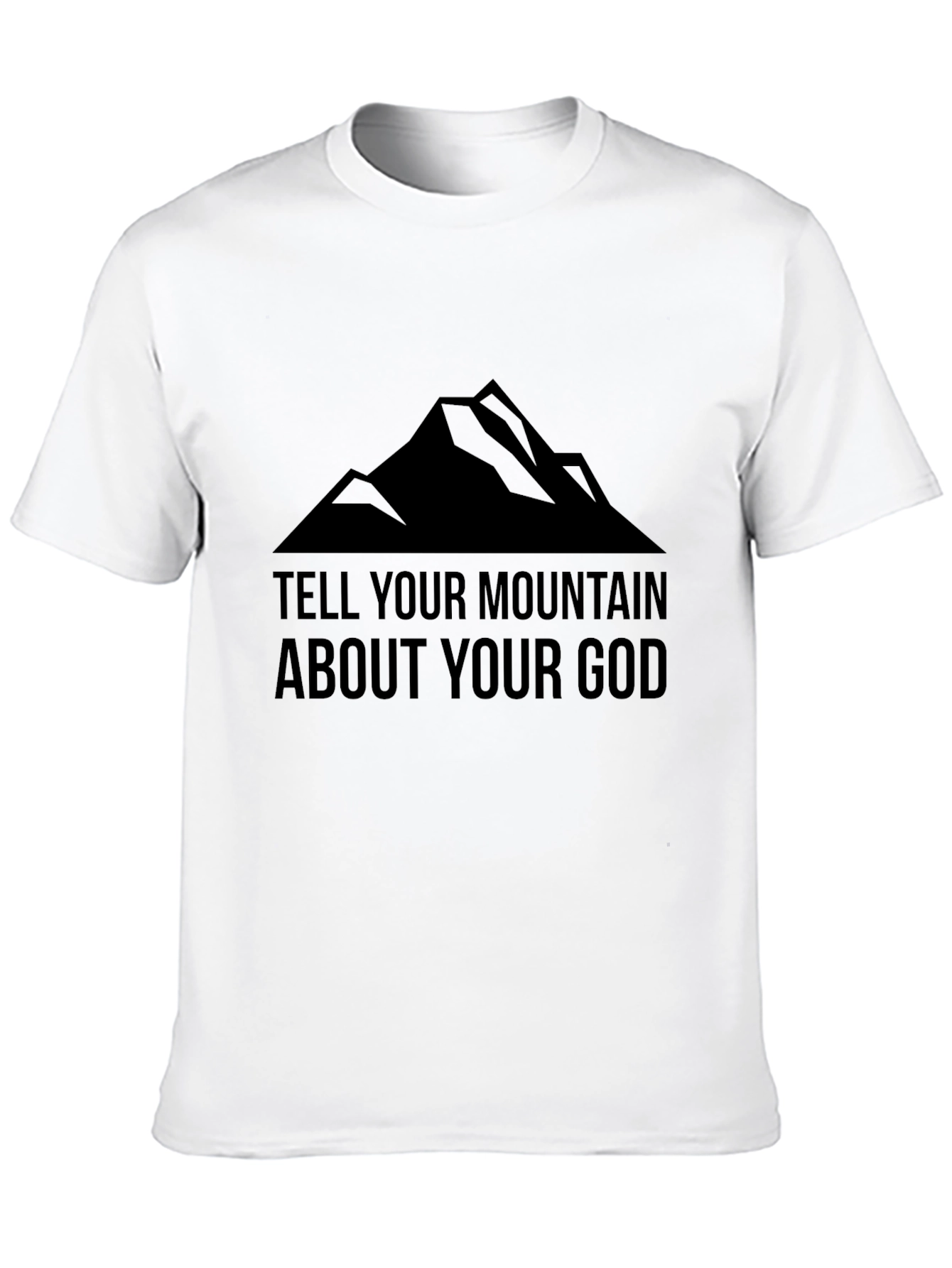 Mountain God Graphic Tee - Black T-Shirt