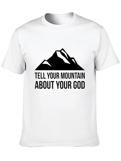 Mountain God Graphic Tee - Black T-Shirt