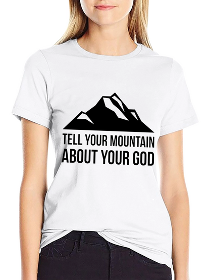 Mountain God Graphic Tee - Black T-Shirt