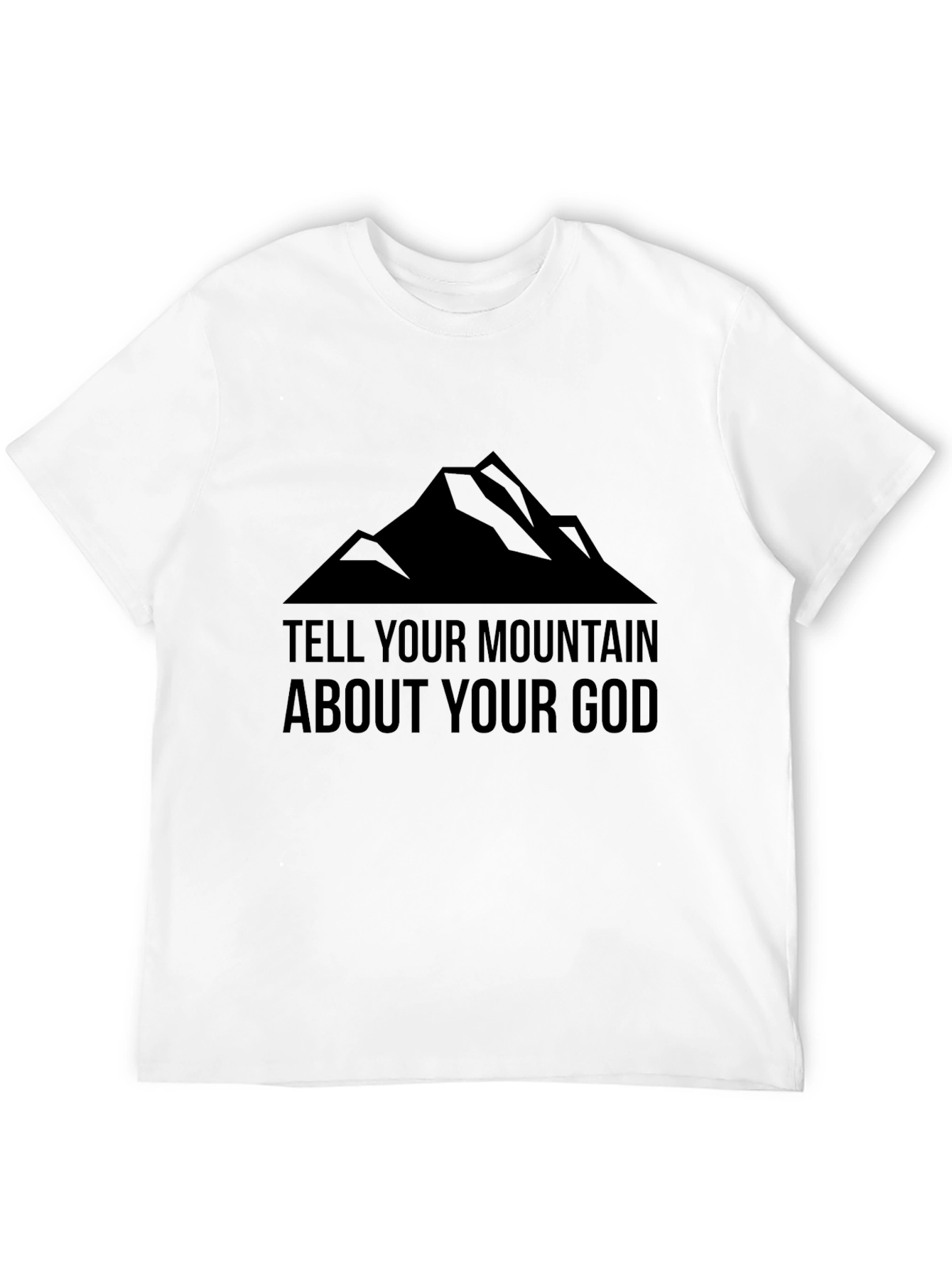 Mountain God Graphic Tee - Black T-Shirt