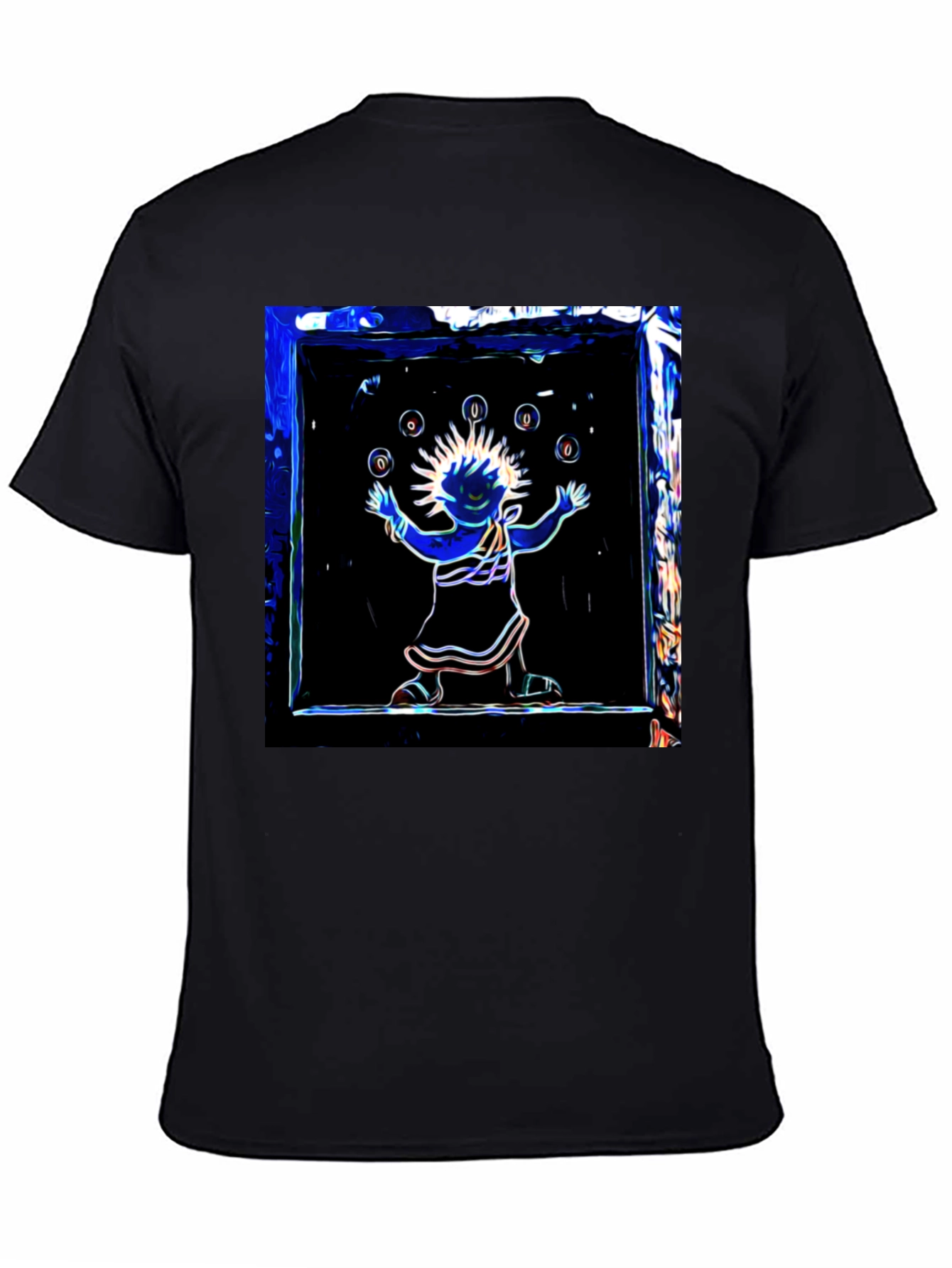 Juggler Graphic Black T-Shirt