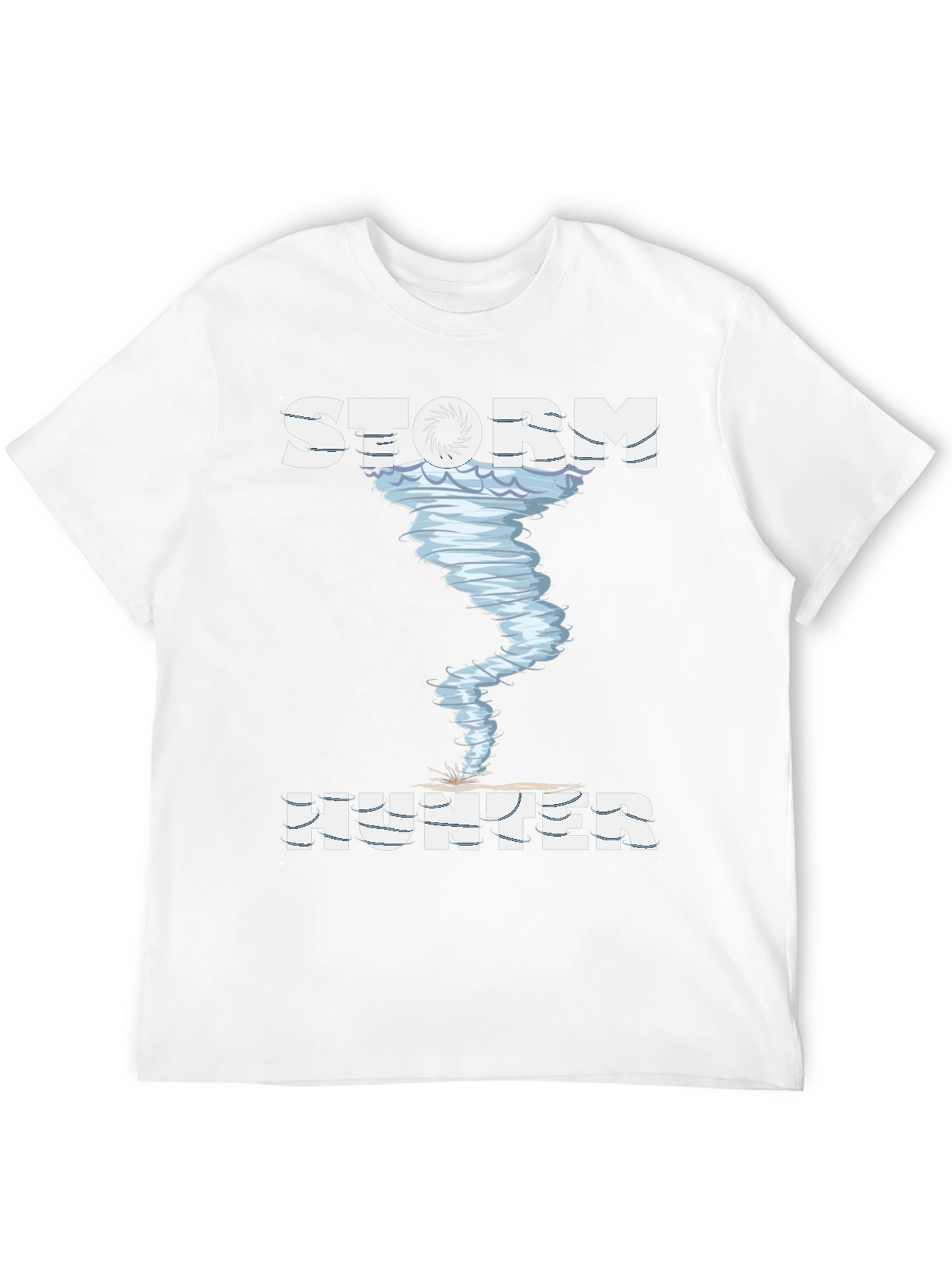 Storm Hunter Graphic Tee - Black Cotton T-Shirt