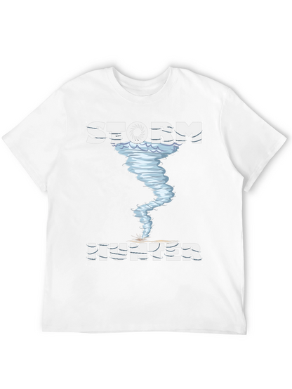 Storm Hunter Graphic Tee - Black Cotton T-Shirt