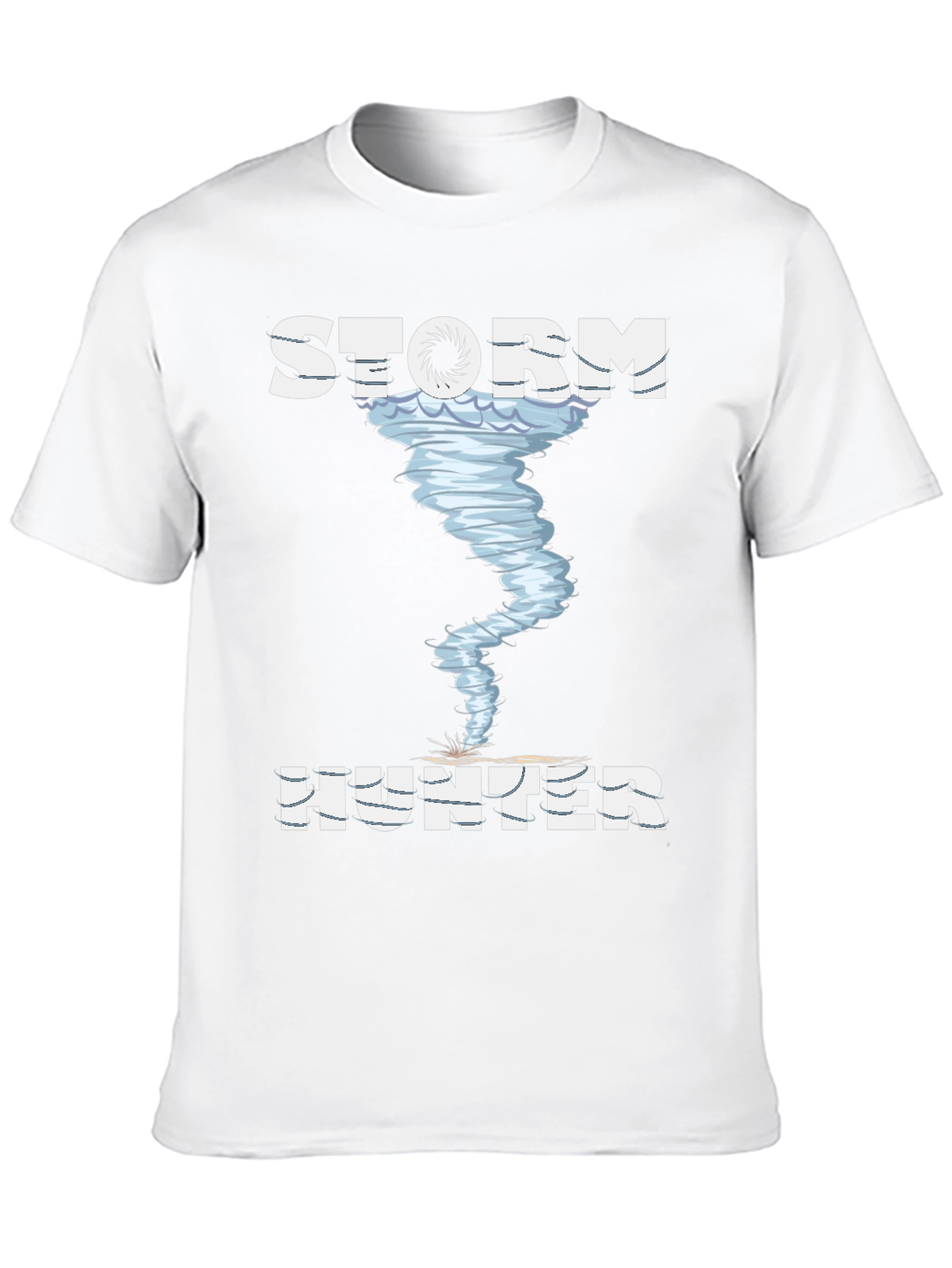 Storm Hunter Graphic Tee - Black Cotton T-Shirt