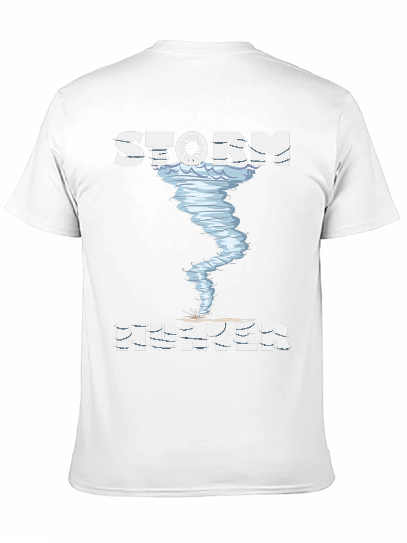Storm Hunter Graphic Tee - Black Cotton T-Shirt