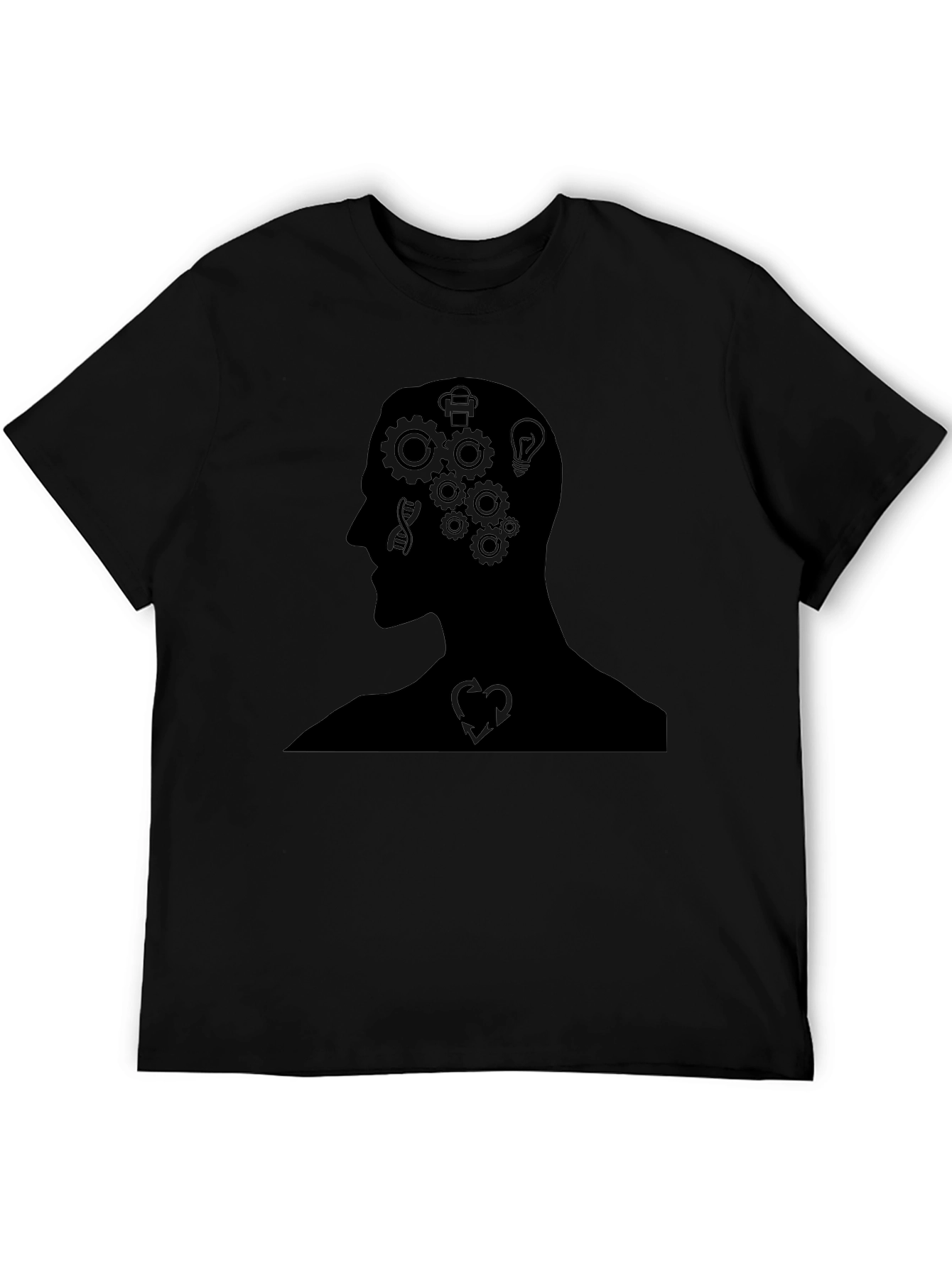 Mind in Motion Black Graphic Tee