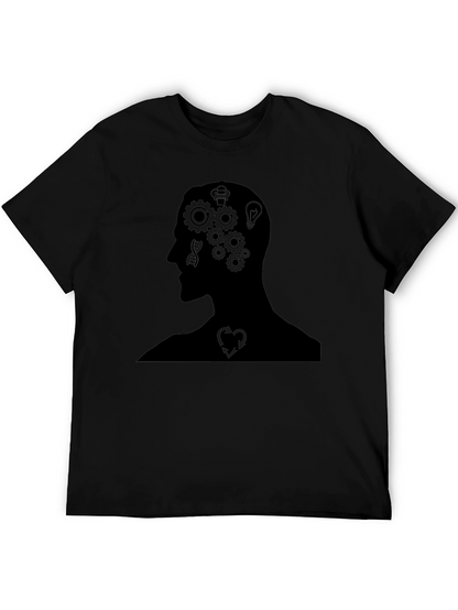 Mind in Motion Black Graphic Tee