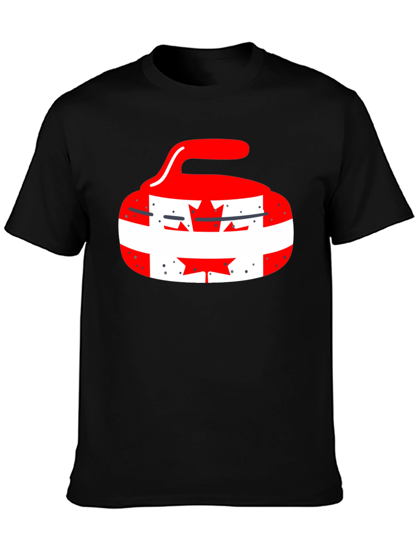 Canadian Pride Curling Stone Graphic Tee
