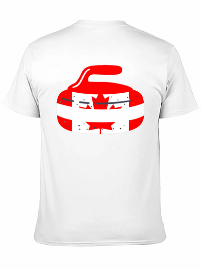 Canadian Pride Curling Stone Graphic Tee